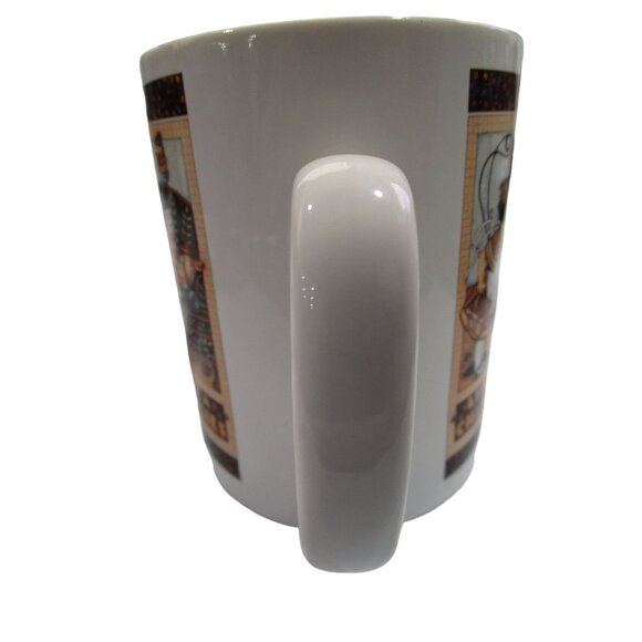 ME Ink Mary Engelbreit Life Is Just A Chair Of Bowlies Vintage Mug GUC - Picture 5 of 8